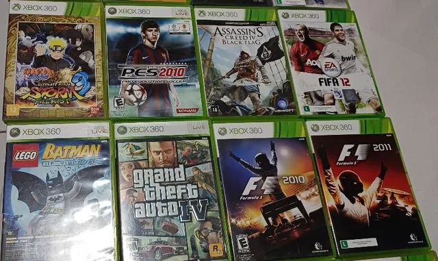 Lote de Jogos de Xbox 360 - Originais completos - Videogames