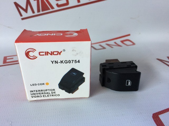 interruptor de vidro elétrico simples novo, carros específico na embalagem. - Foto 2