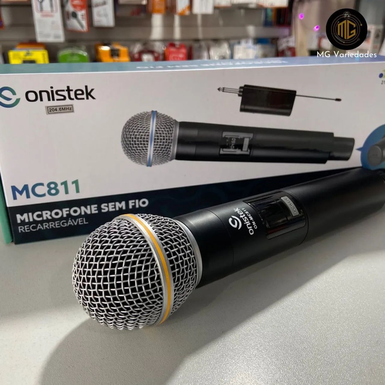 Microfone Recarregável sem fio  - Foto 2