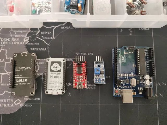 Kit arduino uno lolin nodemcu v3 Nodemcu amica Adsong am2302 Mh-sensor ...