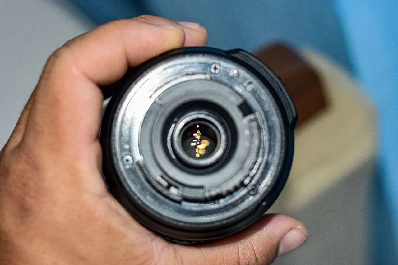 Lente nikon 55-200 em perfeito estado tbm aceito cartão débito crédito em até 12× - Foto 4