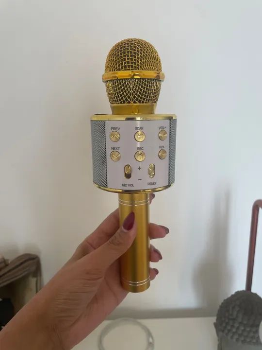 Microfone com auto falante - Foto 2