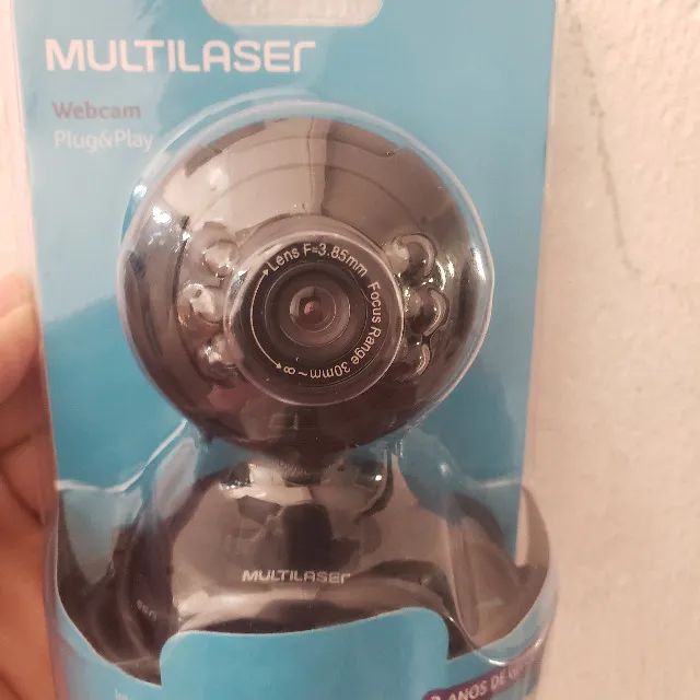 Webcam Vision 16mp Com Microfone Embutido Wc045 Multilaser Plug E Play-Nova - Foto 5