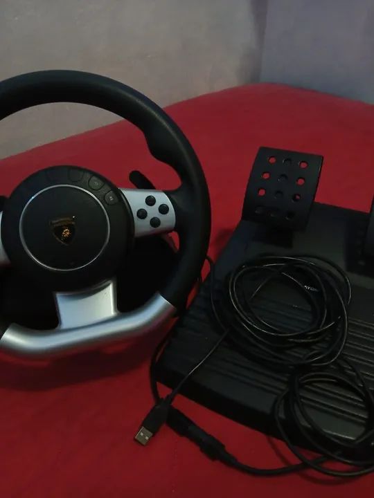 VOLANTE COM PEDAL para PS3/PC  - Foto 4