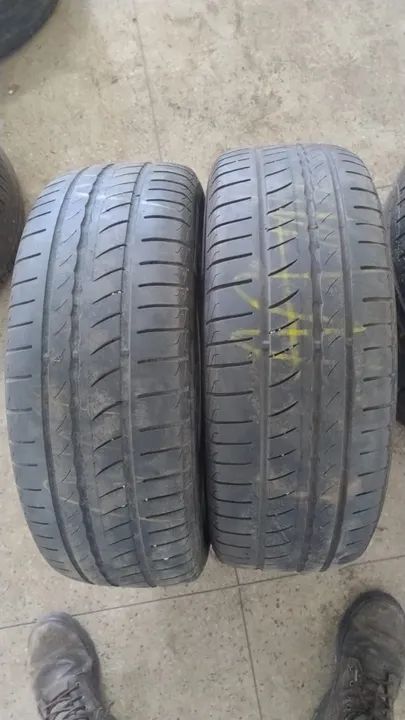 Pneu 195/55/15 Pirelli p1 75% de vida util - Foto 2