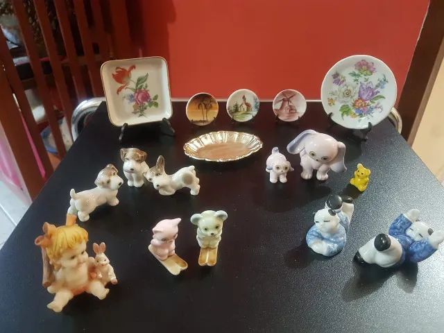 Miniaturas em Porcelana (17 peças) - Decoração - Vintage