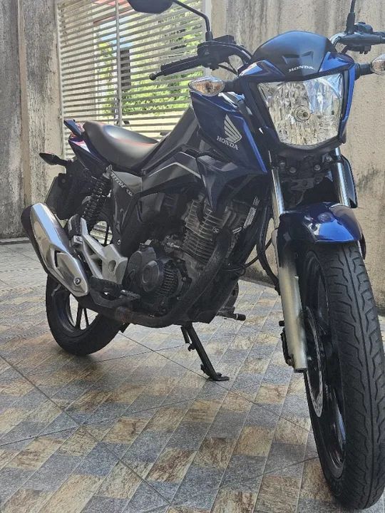  Honda CG Titan 2024 Azul - Foto 12