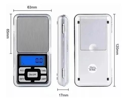 Mini Balança De Bolso Portátil De Alta Precisão 500 Gramas - Foto 2