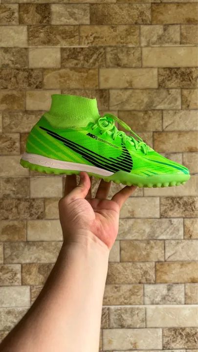 Chuteira Society Nike Zoom Mercurial Superfly 9 Elite (TAM 41,5)
