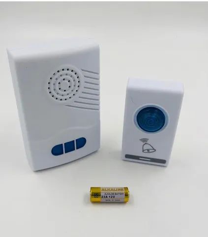 CAMPAINHA SEM FIOS LONGO ALCANCE MODO EXTERNO A PILHAS INTERNO BIVOLT