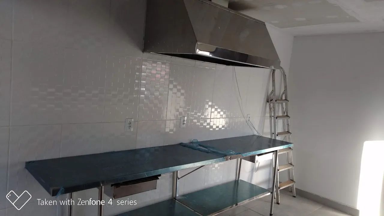 Coifa de aço inox para cozinha industrial - Foto 5