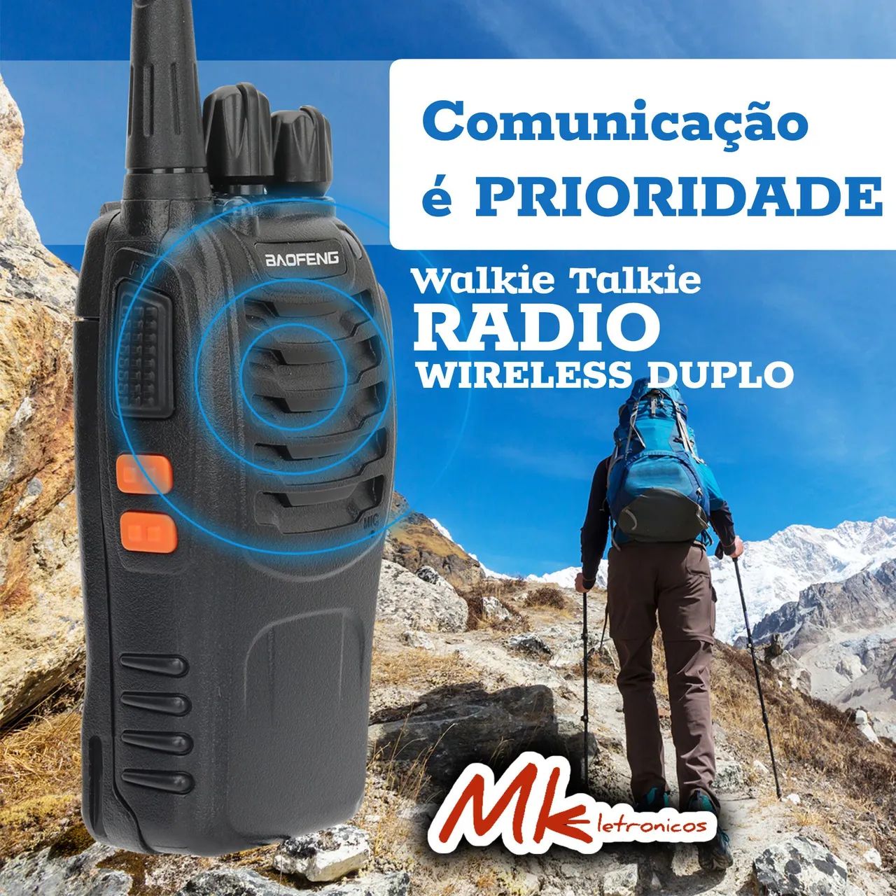 Rádio Baofeng BF-888S PRO  12W Wireless - Foto 5