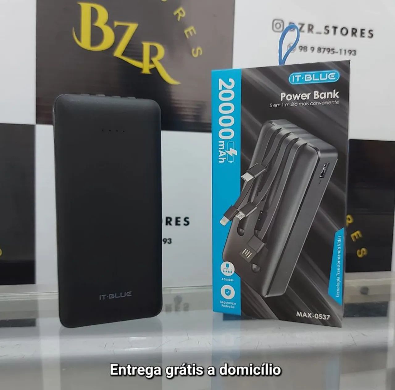 Carregador Portátil IT-BLUE 20000 mAh