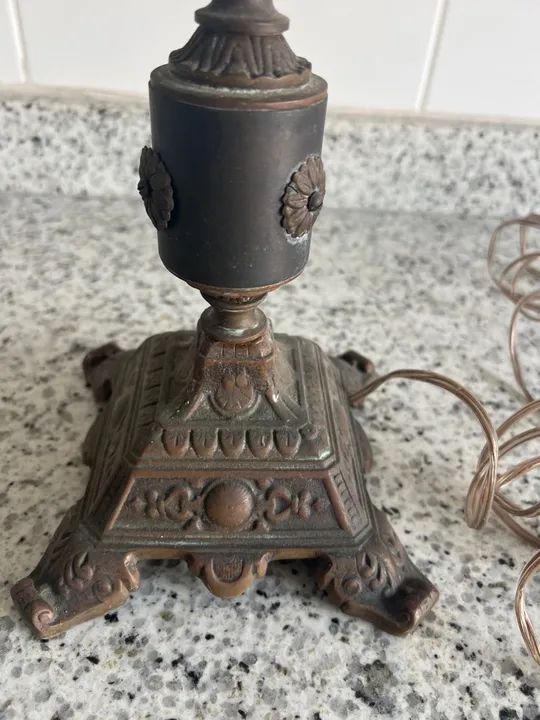 Abajur de bronze - Foto 2