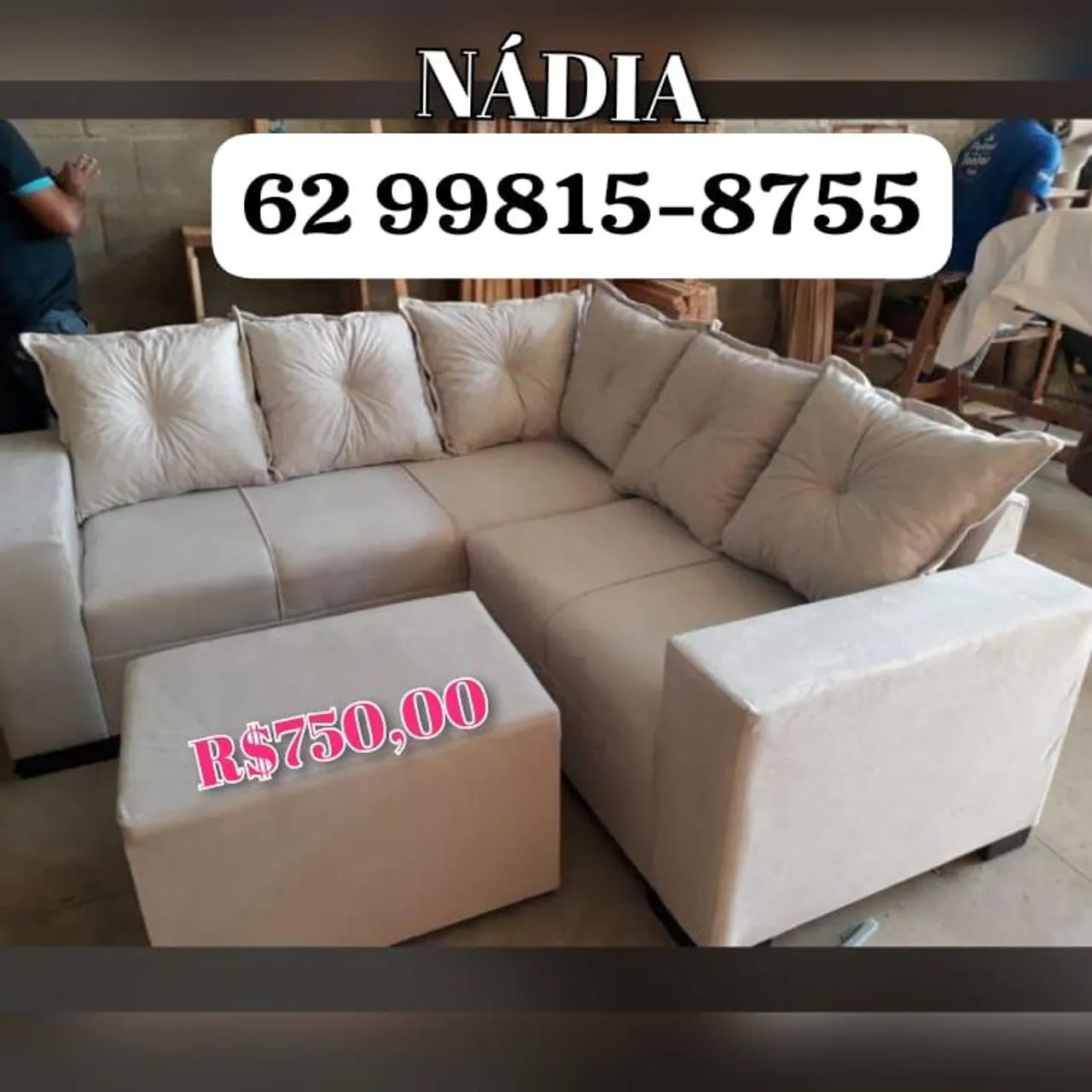 Sofá temos em várias cores  **** ?????