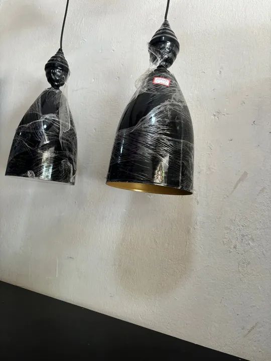 Lustres Pendentes Pretos - Moderno e Elegante - Foto 3