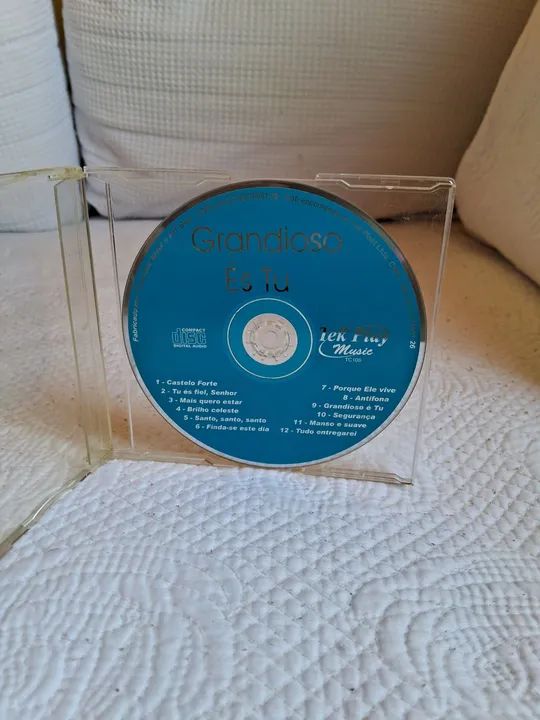 Conjunto com 3 CDs de Música Cristã (Sem Capa) - Foto 3