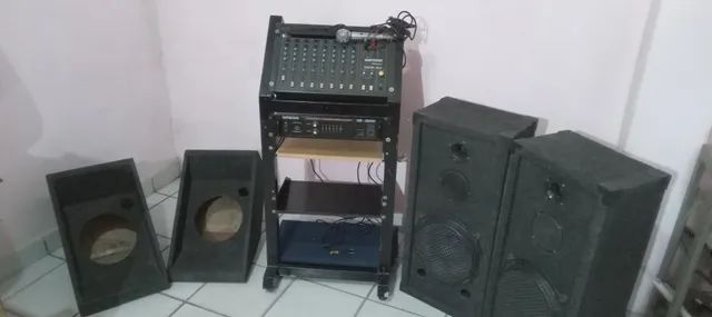Equipamento de som para igreja