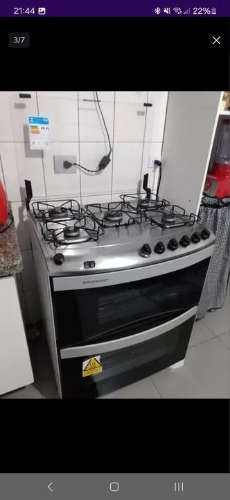 Fogão Brastemp 5 bocas com 2 fornos