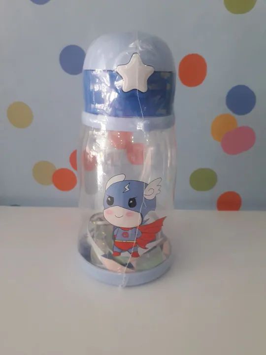 Garrafa alce infantil multicolorido 600ml  - Foto 3