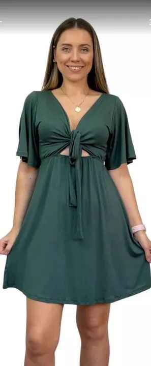 Vestido 4 em 1 Multiformas Amamentação Gestante - Foto 3