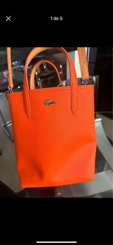 Bolsa Lacoste dupla face em Couro Ecológico!