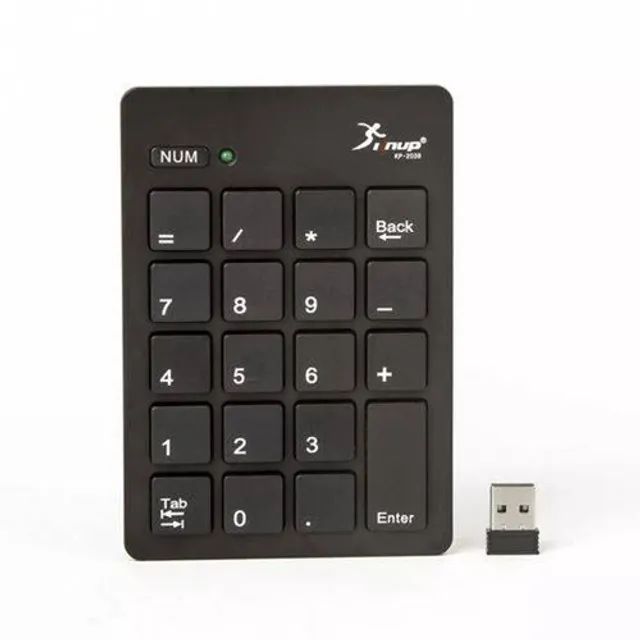 Teclado Numérico Sem Fio USB Wireless 20 Teclas - Foto 2