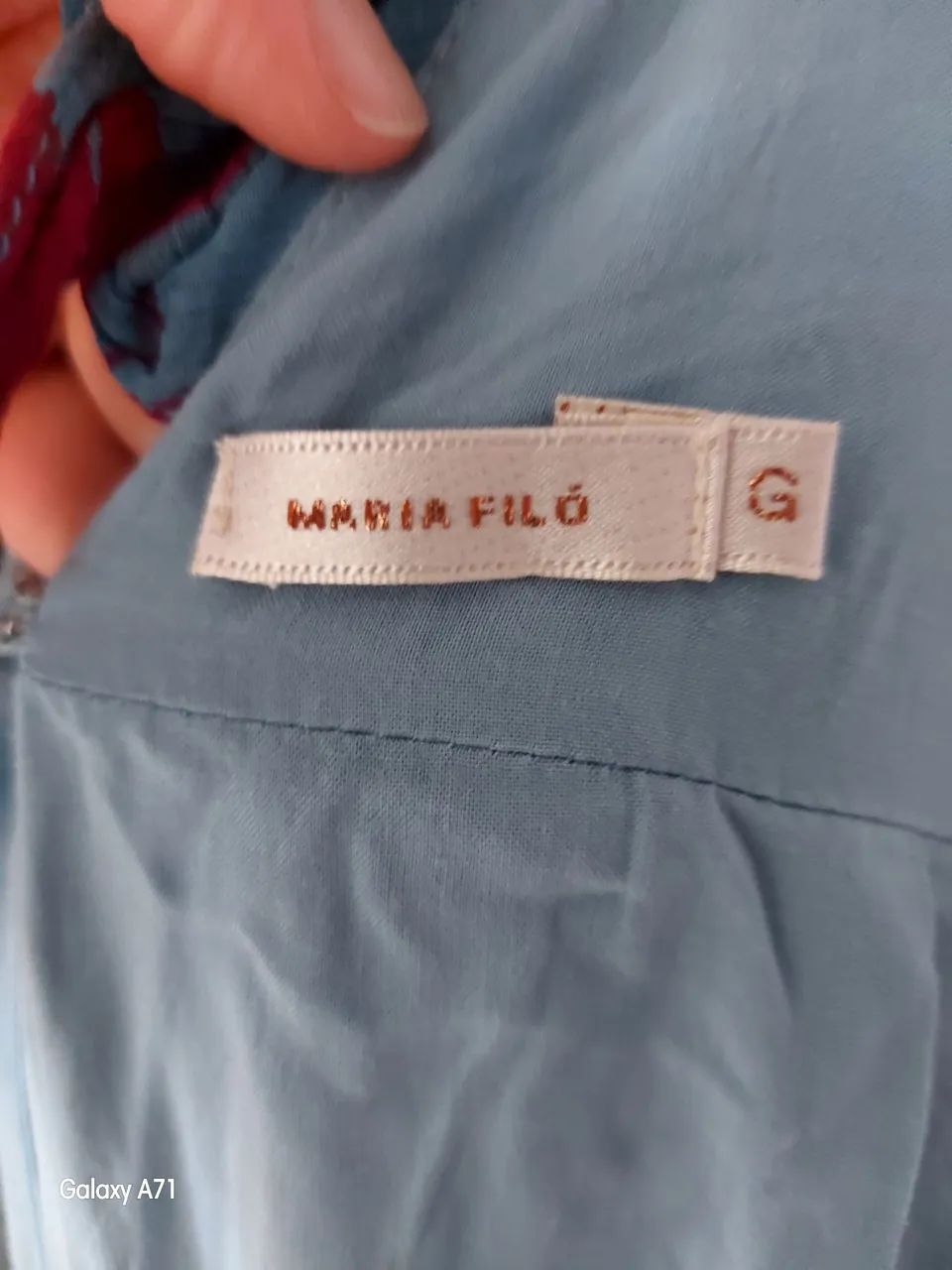 Vestido Longo Azul Floral - Maria Filó - Foto 3