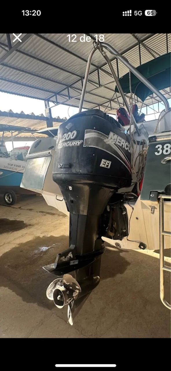 LANCHA VENTURA 23.5 PÉS - COMPLETA E PRONTA PARA O VERÃO! - Foto 5