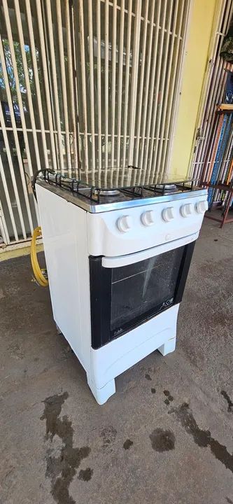 fogao 4 bocas acendimento automático com mangueira e registro - entrego  - Foto 2