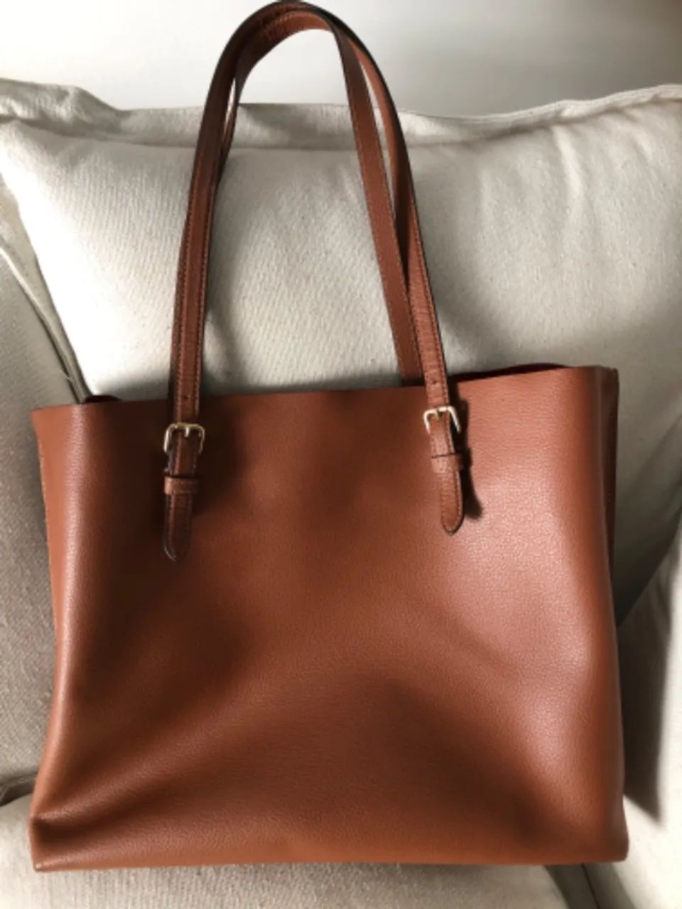 BOLSA COACH MARROM SEM USO - Foto 3