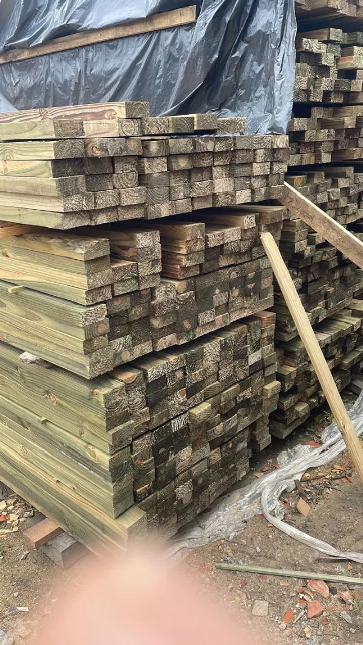 Madeira Pinus comum e tratado eucalipto comum