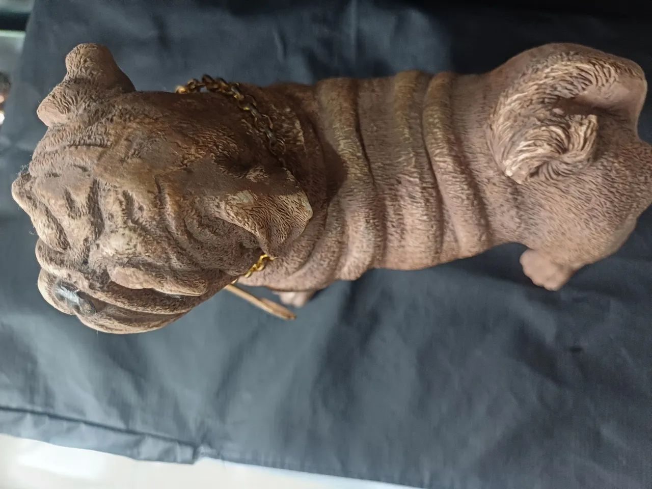 Pug de cerâmica para decoração - Foto 3