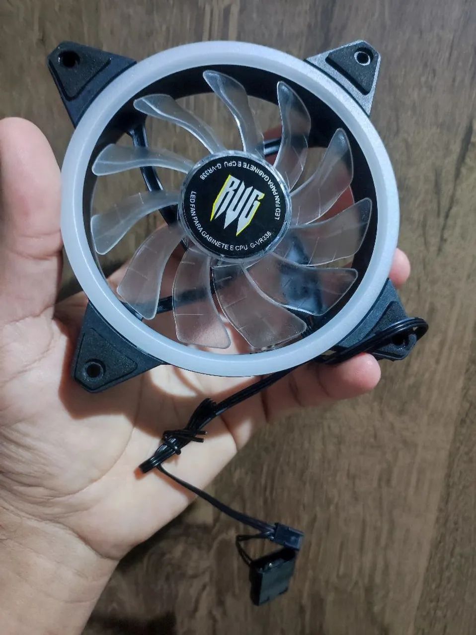 3 por 100R$ - Cooler para PC 120mm RGB com LED - Foto 3