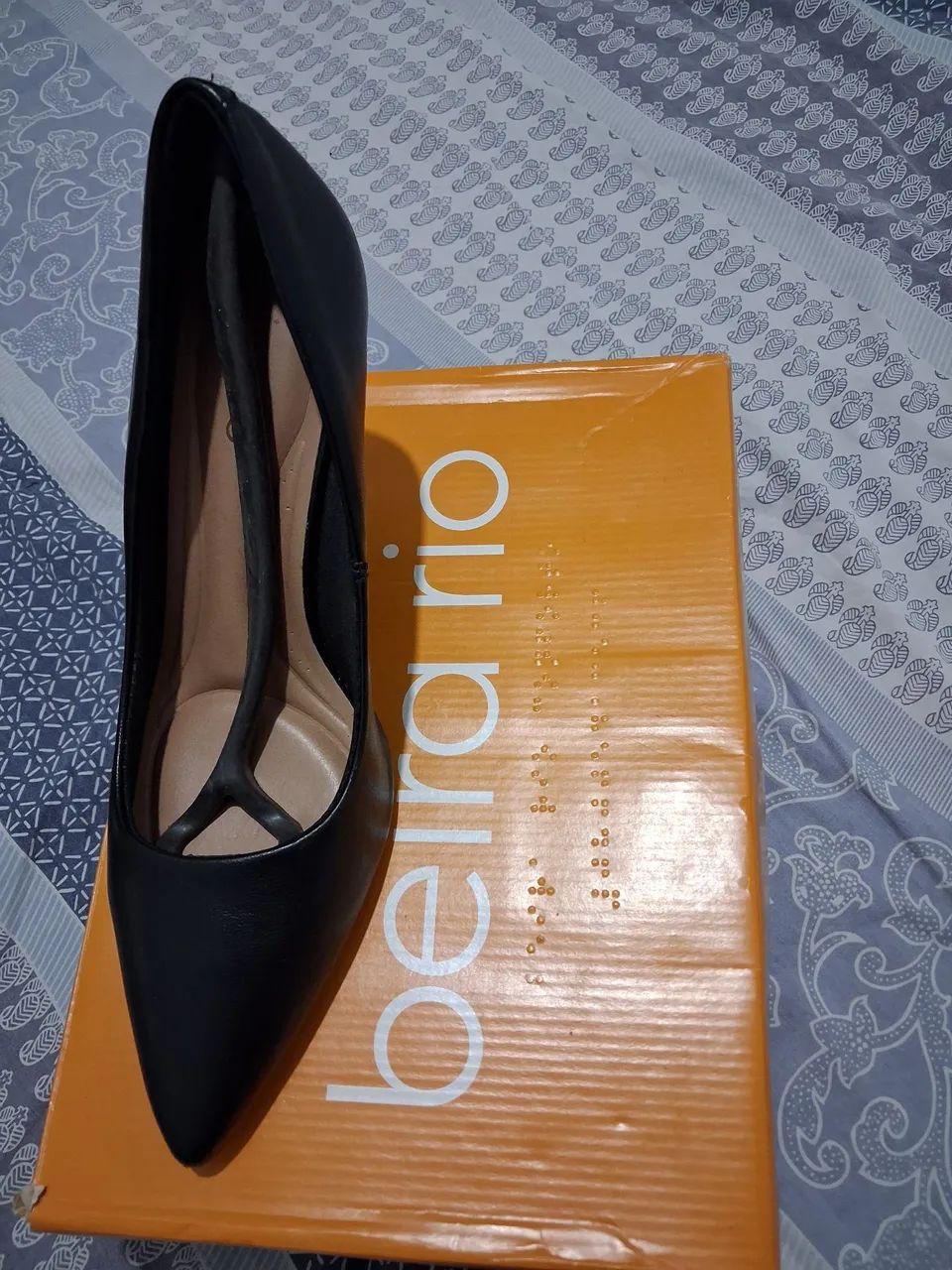 Scarpin preto beira rio - Foto 3