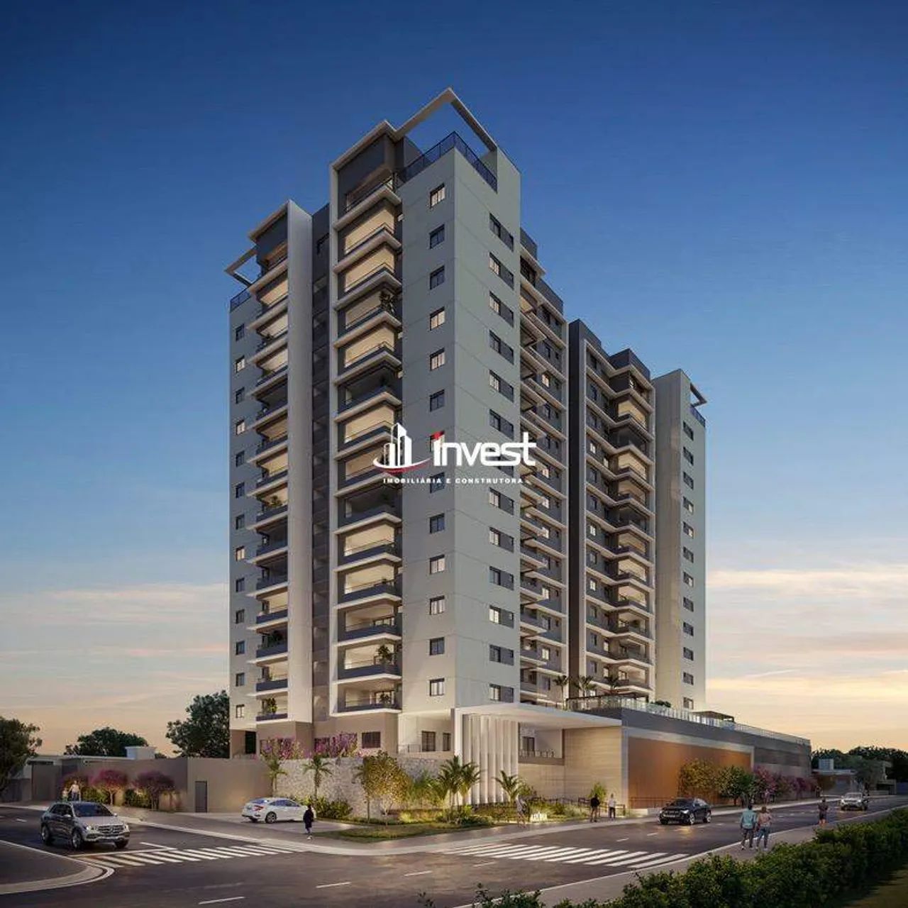 Apartamentos com 100,98m², 123,93m² e 225,65m² de área útil e todos com varanda gourmet co