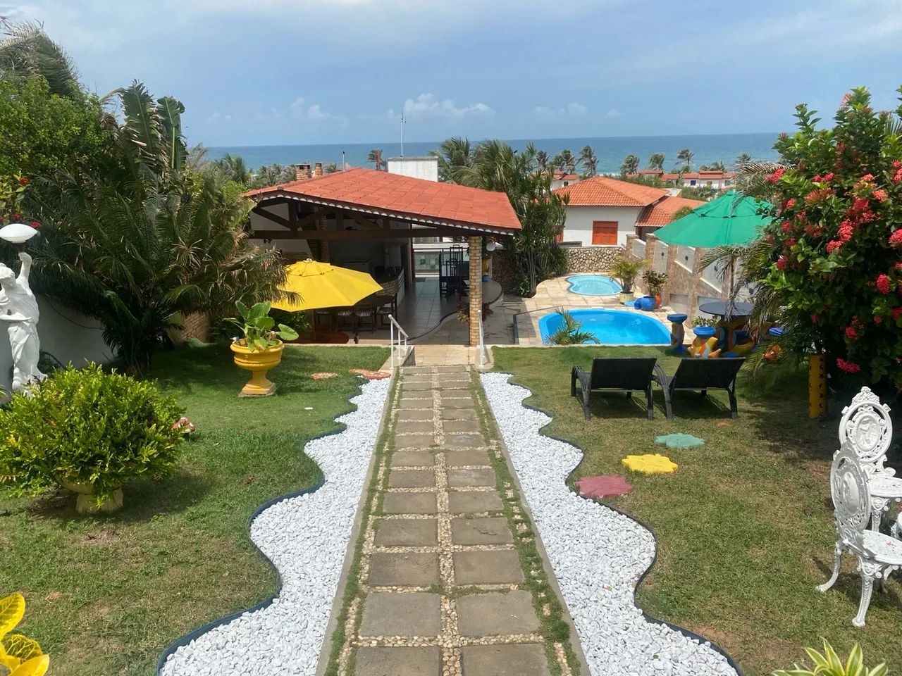 LINDA CASA ALUGUEL PRAIA URUAÚ(Be)-Ce 