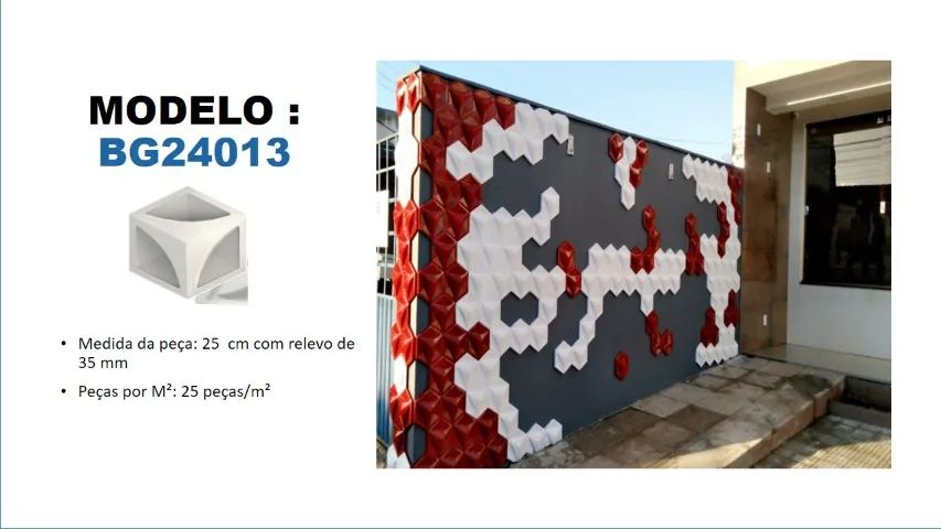 Revestimento 3d cimentício diversos  - Foto 5