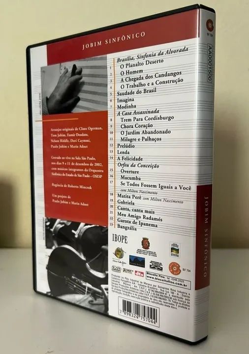 DVD Jobim Sinfônico - Foto 3
