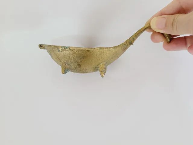 Cinzeiro antigo em bronze - Foto 2