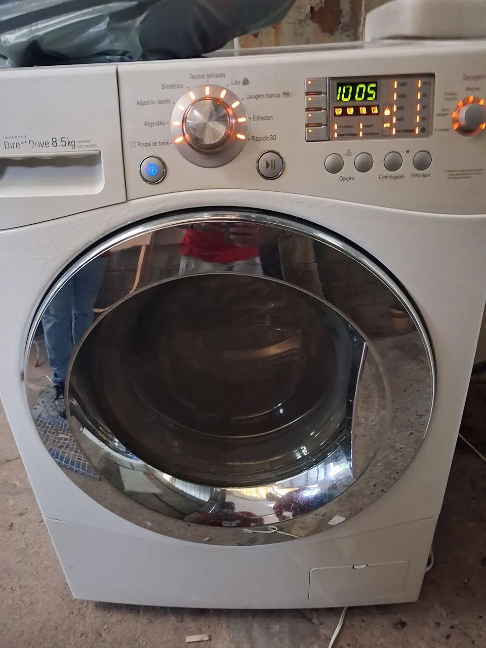 Lava Seca Lg 85kg..defeito erro  DE