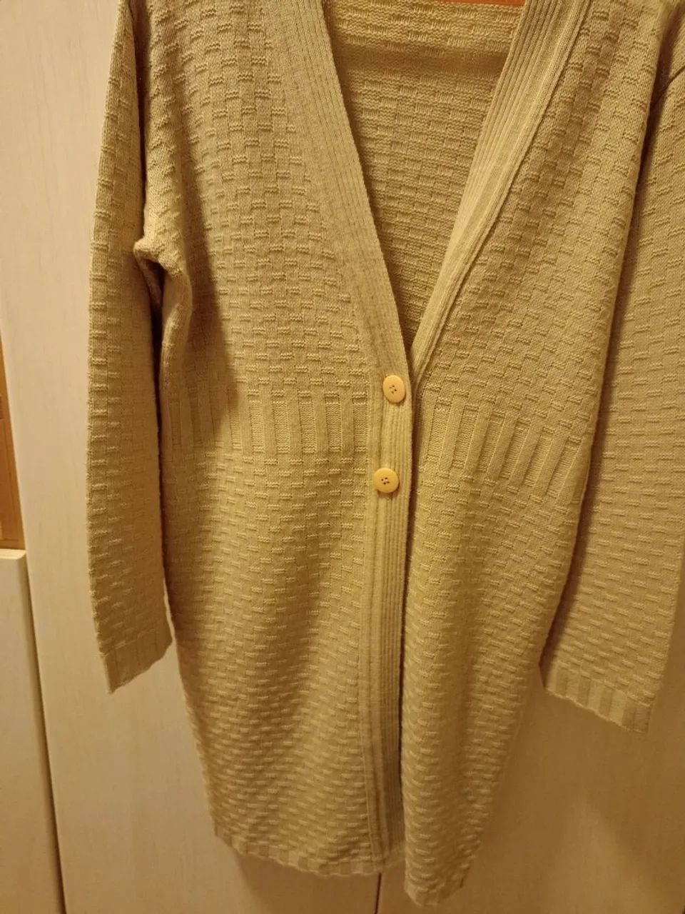 Cardigan Bege Tricot - Foto 2