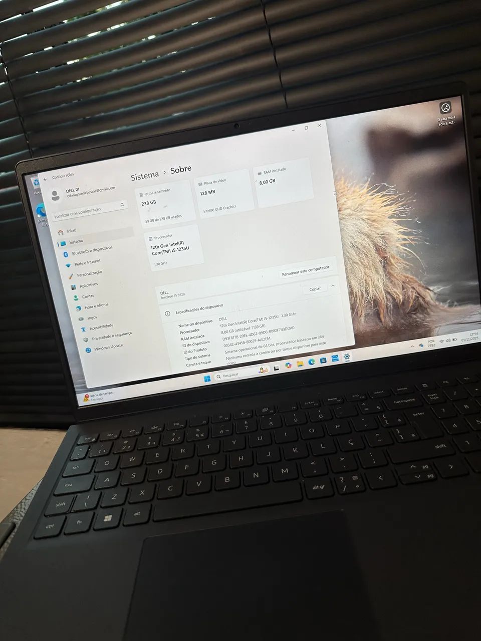 NOTEBOOK DELL 15 i310064302734782082121