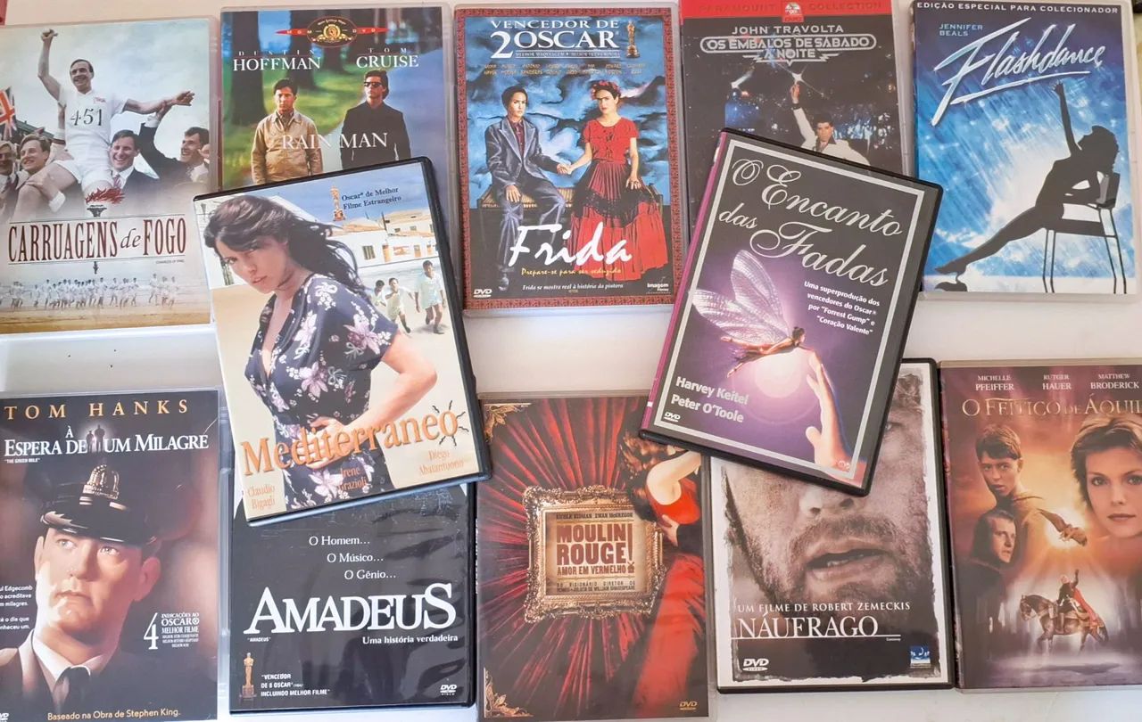 lote 12 dvds filmes internacionais clássicos