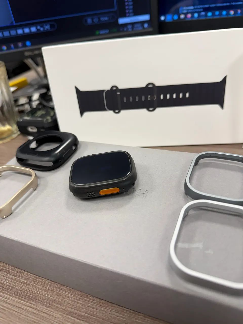 Apple Watch Ultra 2 GPS + Cellular black titanium 49 mm Pulseira Oceano preta - Foto 3