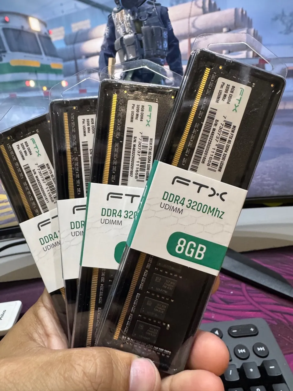Memoria Desktop FTX 8GB DDR4 3200MHz