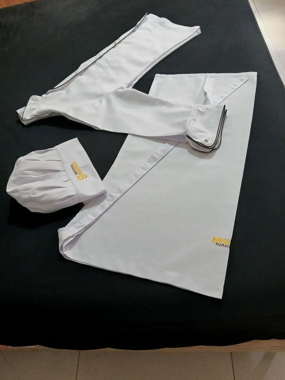 Uniforme de Chef de Cozinha Branco