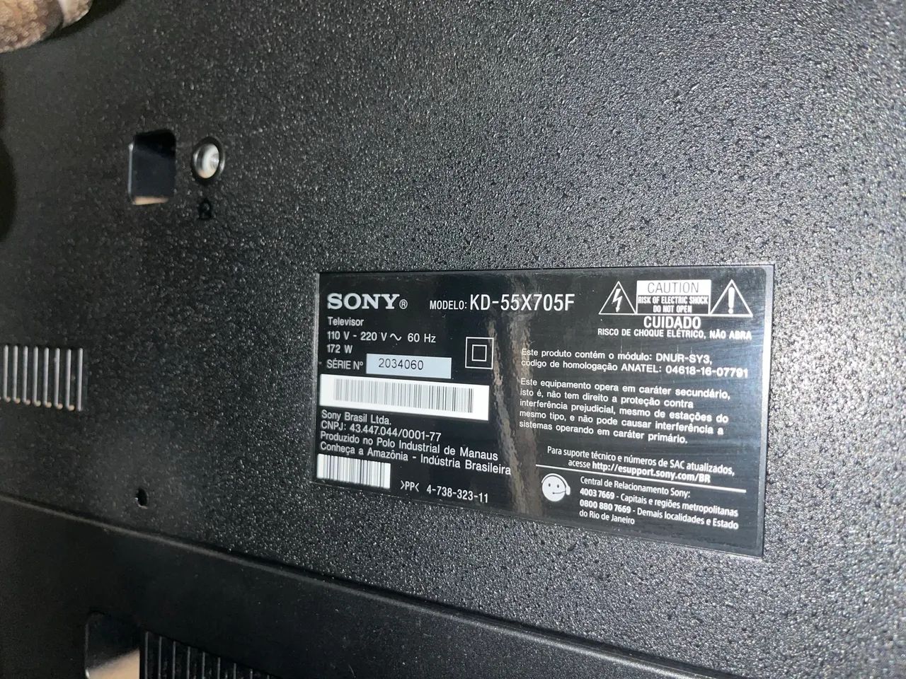TV Sony 55? 4K Funcionando - Mancha e Linhas na Tela | Preço abaixo do mercado - Foto 2