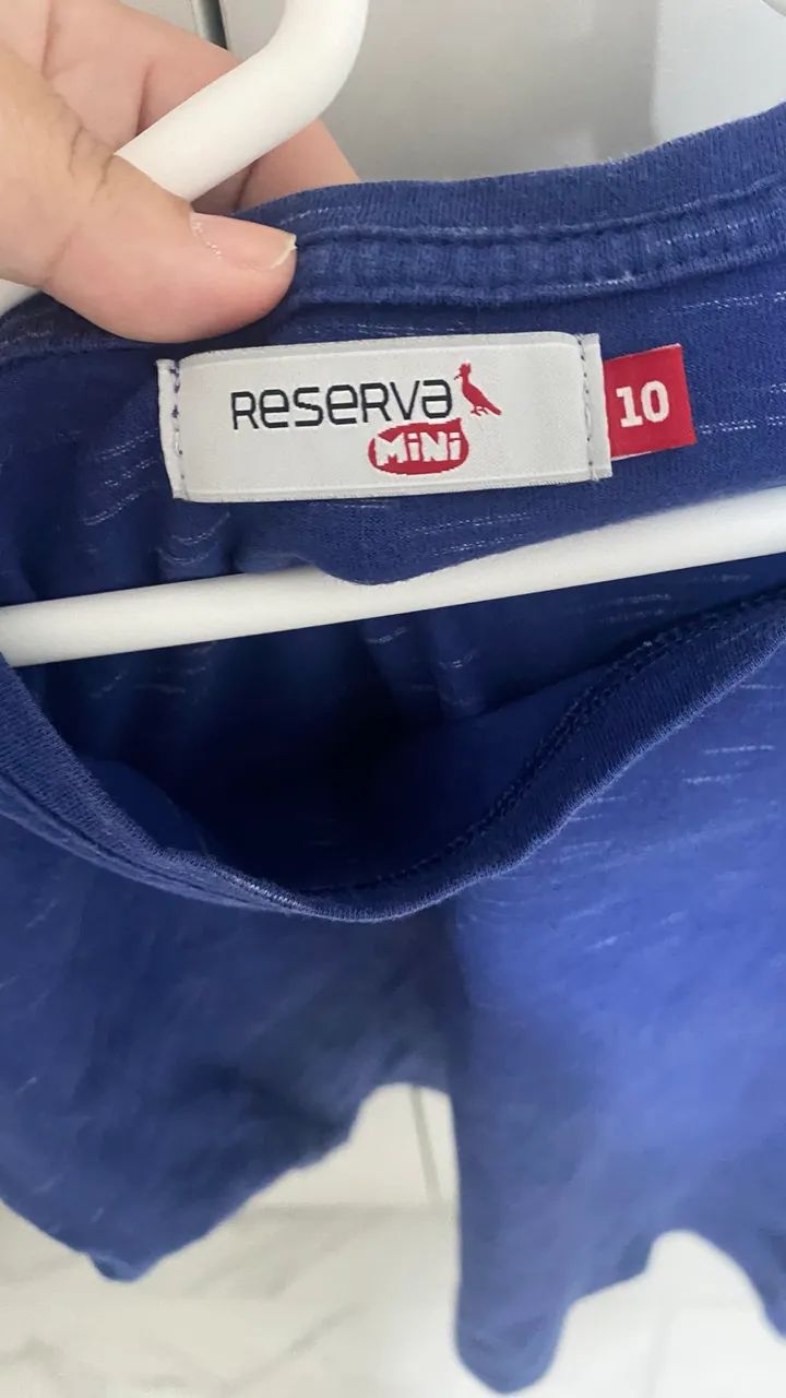 Camisa Reserva Mini TAM 10 anos - Foto 2