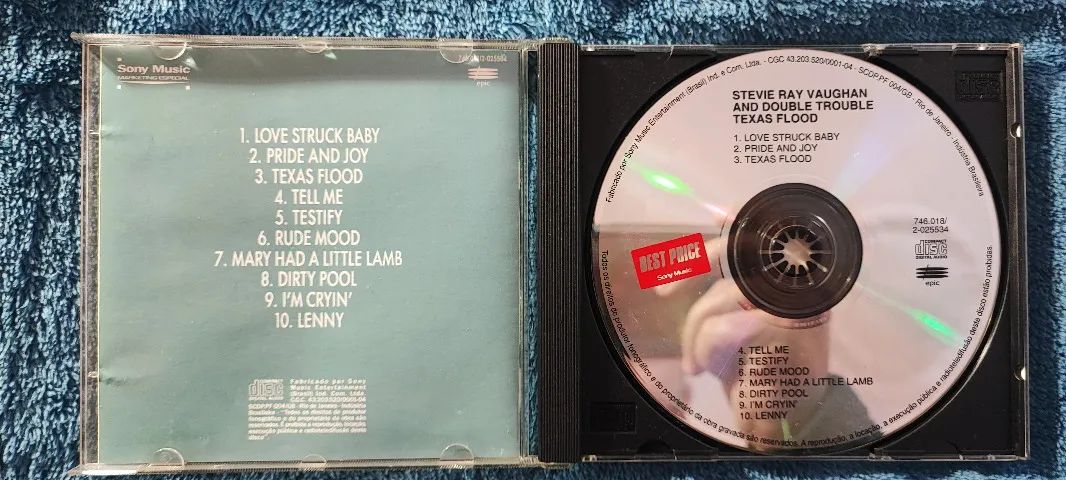 CD Stevie Ray Vaughan - Texas Flood - Foto 3